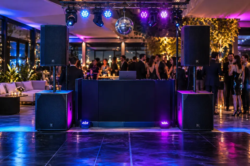 Equipo de sonido para eventos